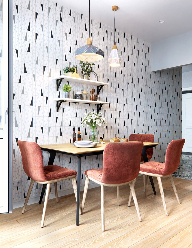 Фотография: Кухня и столовая в стиле Скандинавский, Квартира, Проект недели, Санкт-Петербург, напольное покрытие, Панельный дом, 2 комнаты, 60-90 метров, Олег Минц, ЖК "Тойве" – фото на INMYROOM Фотография: Кухня и столовая в стиле Скандинавский, Квартира, Проект недели, Санкт-Петербург, напольное покрытие, Панельный дом, 2 комнаты, 60-90 метров, Олег Минц, ЖК "Тойве" – фото на INMYROOM