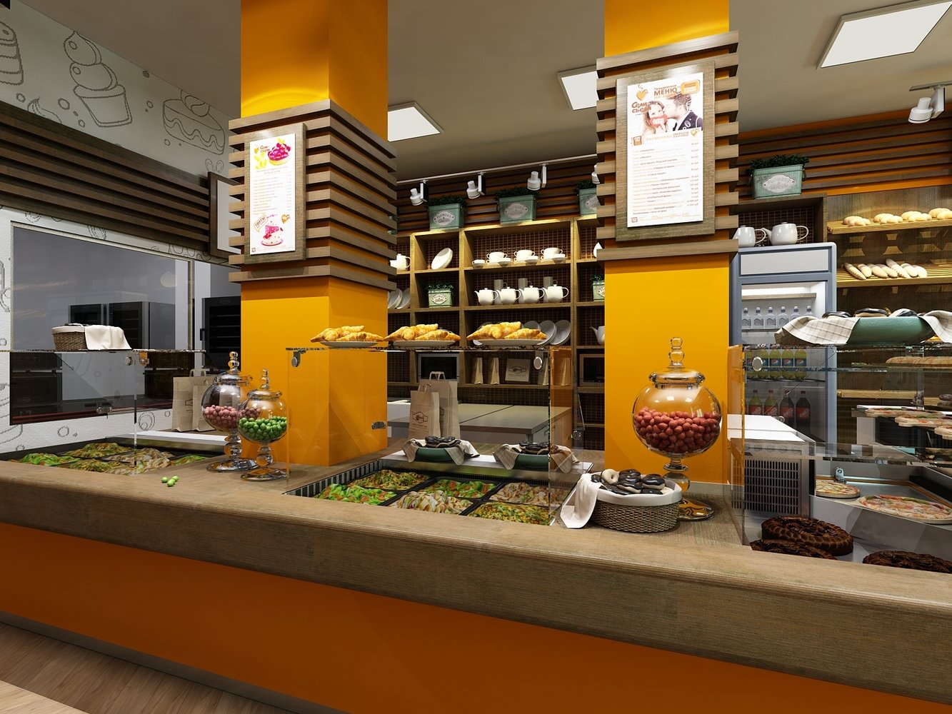 Фото из портфолио Кулинария «Сели-Съели» – фотографии дизайна интерьеров на INMYROOM Фото из портфолио Кулинария «Сели-Съели» – фотографии дизайна интерьеров на INMYROOM