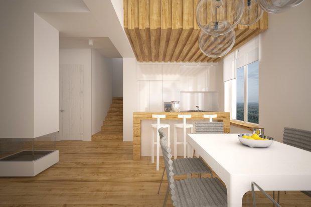 Фото из портфолио Дом в горах – фотографии дизайна интерьеров на INMYROOM