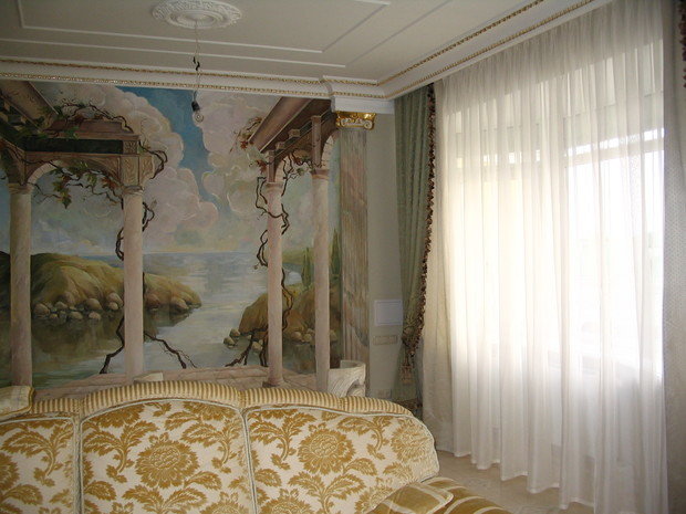 Фото из портфолио Росписи и постеры – фотографии дизайна интерьеров на INMYROOM