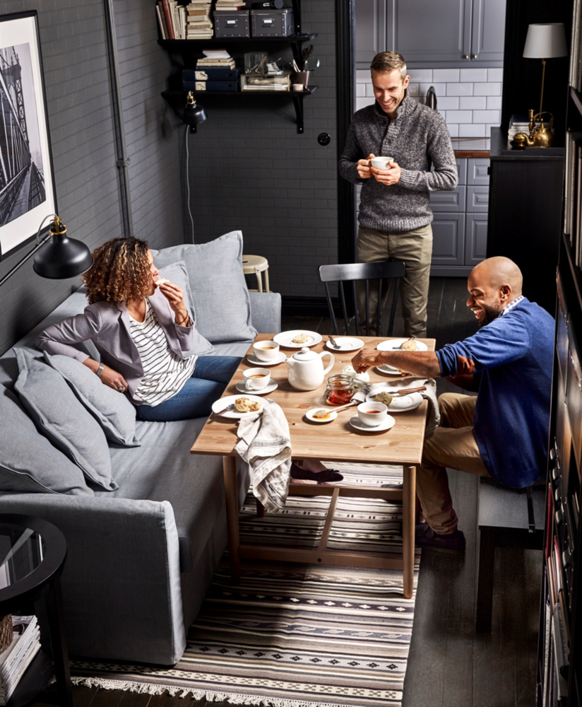 ВАРДАГЕН чашка чайная с блюдцем, цвет: белый с оттенком, 229.– (ИКЕА)