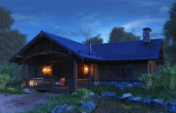 Фото из портфолио Home in the Woods – фотографии дизайна интерьеров на INMYROOM