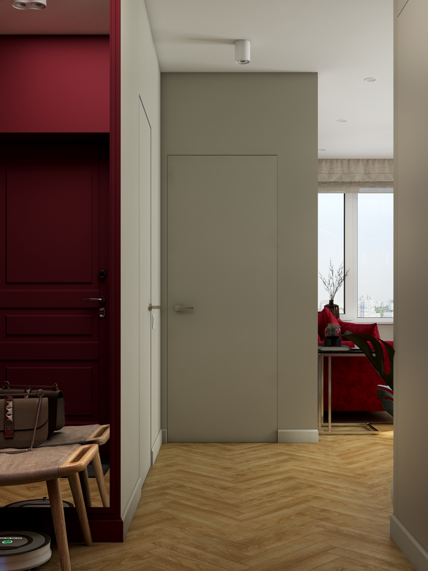 Фотография: Прихожая в стиле Современный, Квартира, Проект недели, Москва, 1 комната, до 40 метров, Ольга Шакирова – фото на INMYROOM