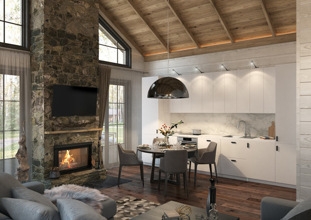 Фото из портфолио Загородный дом – фотографии дизайна интерьеров на INMYROOM