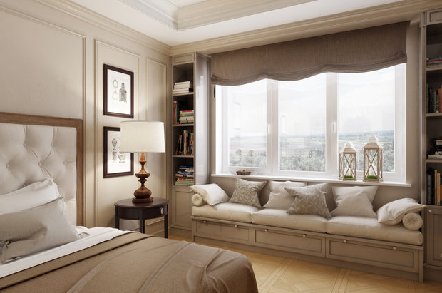 Фотография: Спальня в стиле Прованс и Кантри, Дом, Проект недели, Ленинградская область, 4 и больше, Более 90 метров – фото на INMYROOM