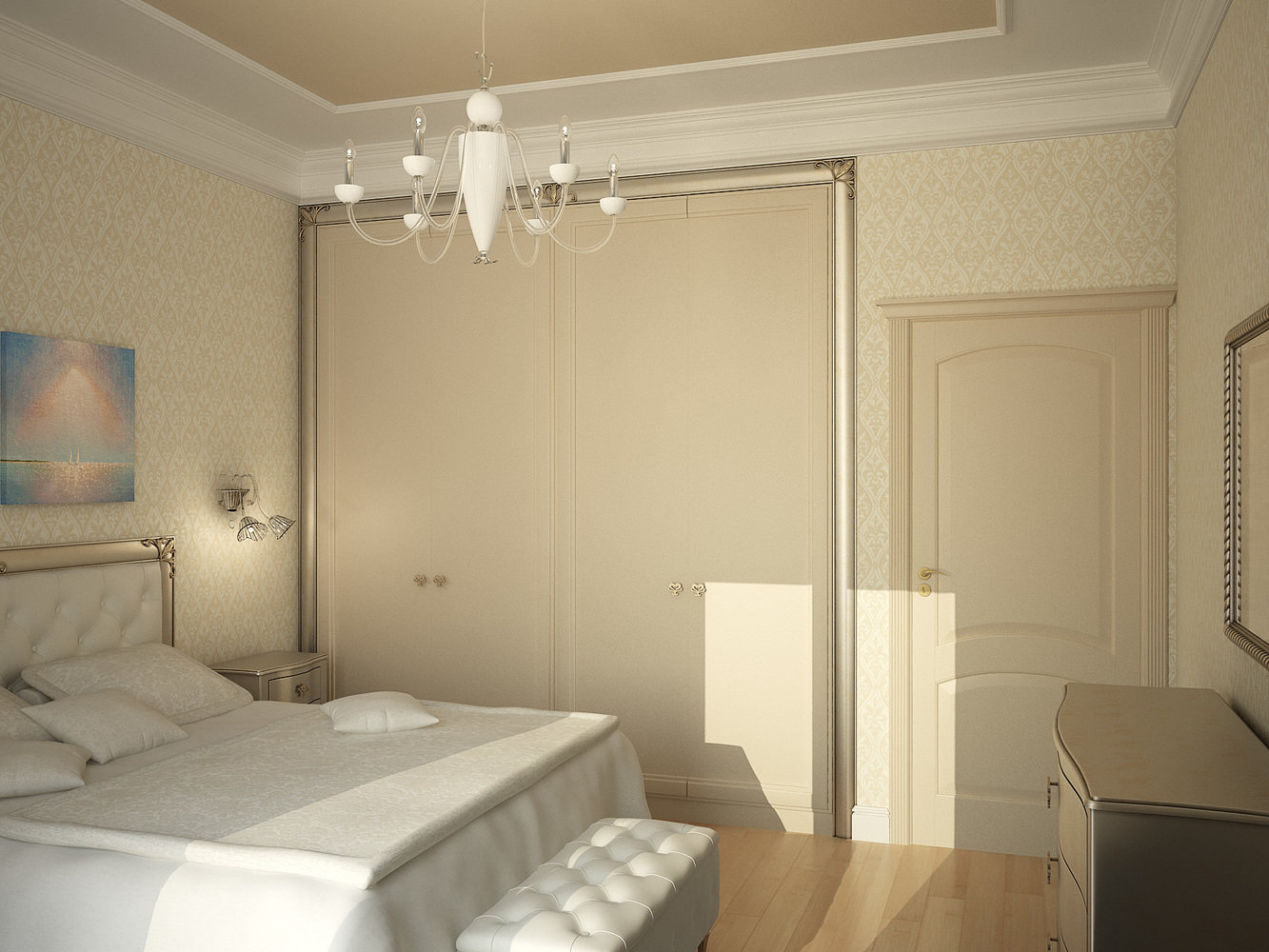 Фотография: Спальня в стиле Классический, Квартира, Дома и квартиры, Москва – фото на INMYROOM