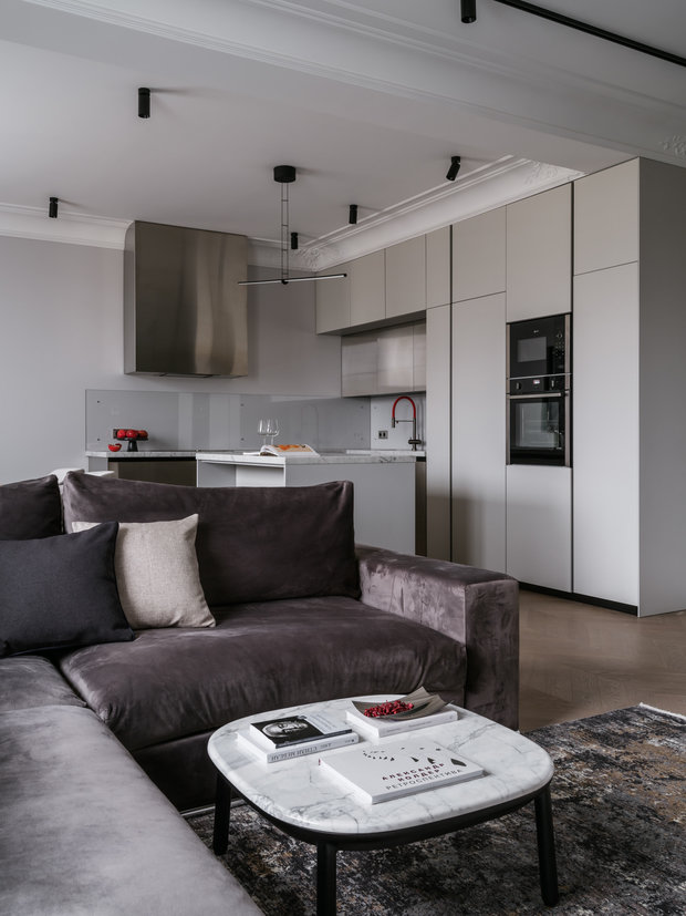 Фотография: Кухня и столовая в стиле Современный, Квартира, Проект недели, Москва, 60-90 метров, Анна Васильева, Ayond interios by Anna Vasilieva – фото на INMYROOM