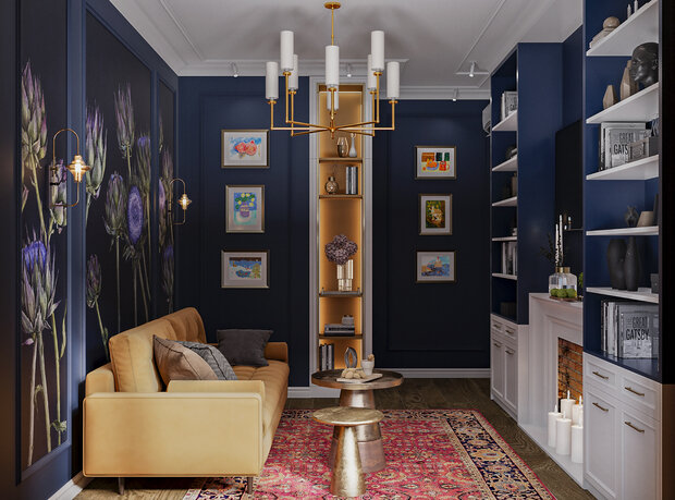 Фото из портфолио «Проект "Bernhardt". Ар-нуво: версия 2026» – фотографии дизайна интерьеров на INMYROOM