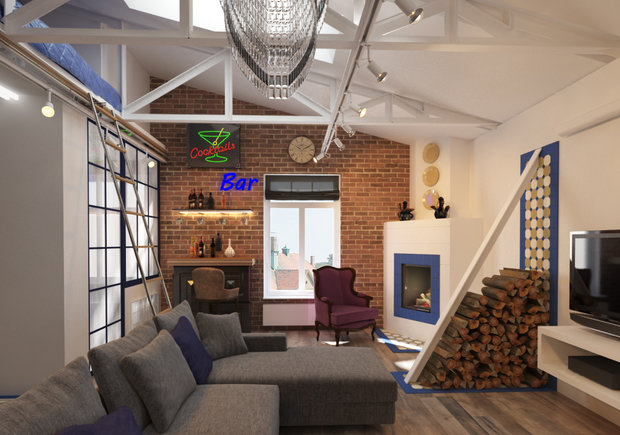 Фото из портфолио Пентхаус на Чистых прудах – фотографии дизайна интерьеров на INMYROOM