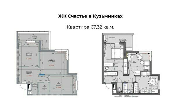 Фото из портфолио Кузьминки – фотографии дизайна интерьеров на INMYROOM
