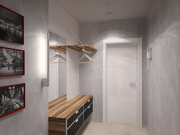 Фото из портфолио Трехкомнатная квартира с элементами хай тек – фотографии дизайна интерьеров на INMYROOM