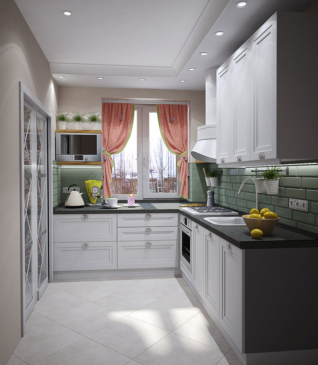 Фотография: Кухня и столовая в стиле Прованс и Кантри – фото на INMYROOM