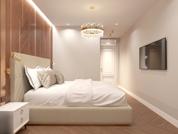 Фото из портфолио Квартира в бежевых оттенках – фотографии дизайна интерьеров на INMYROOM