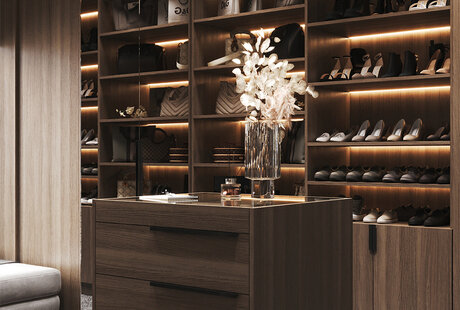 Дизайн интерьера гардеробной от Yarasheva Design Studio