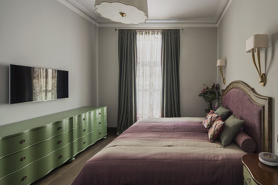 Фотография: Спальня в стиле Прованс и Кантри, Квартира, Дома и квартиры, Проект недели – фото на INMYROOM Фотография: Спальня в стиле Прованс и Кантри, Квартира, Дома и квартиры, Проект недели – фото на INMYROOM