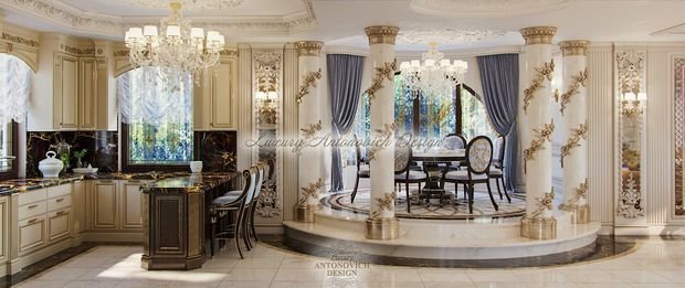 Фото из портфолио Классический интерьер от Елены Антонович – фотографии дизайна интерьеров на INMYROOM