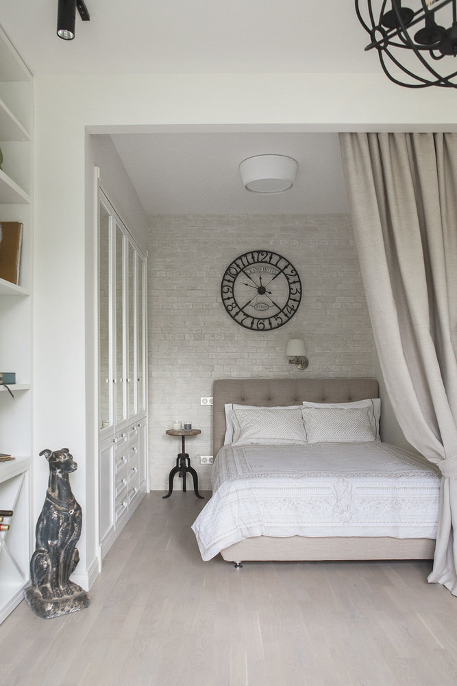 Фотография: Спальня в стиле Скандинавский, Лофт, Современный, Квартира, Студия, Проект дня, Москва, Юрий Гришко, Мария Дадиани, Кирпичный дом, до 40 метров – фото на INMYROOM Фотография: Спальня в стиле Скандинавский, Лофт, Современный, Квартира, Студия, Проект дня, Москва, Юрий Гришко, Мария Дадиани, Кирпичный дом, до 40 метров – фото на INMYROOM