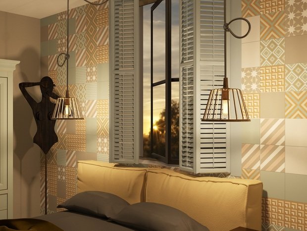 Фото из портфолио богемная квартира с использованием белорусского керамогранита и плитки – фотографии дизайна интерьеров на INMYROOM