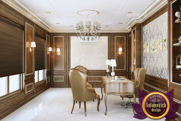 Фото из портфолио Home office design in classic style – фотографии дизайна интерьеров на INMYROOM