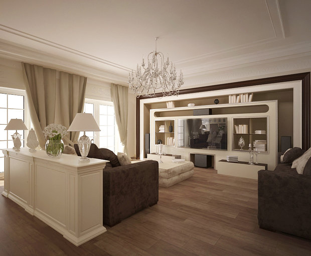 Фото из портфолио Апартаменты в "Английском квартале" – фотографии дизайна интерьеров на INMYROOM