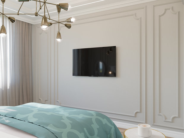 Фото из портфолио Невесомая классика – фотографии дизайна интерьеров на INMYROOM