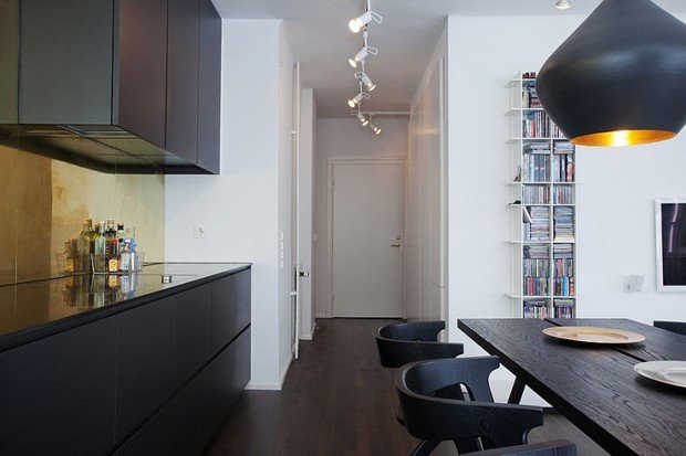 Фотография: Кухня и столовая в стиле Современный, Малогабаритная квартира, Квартира, Дома и квартиры, Проект недели – фото на INMYROOM