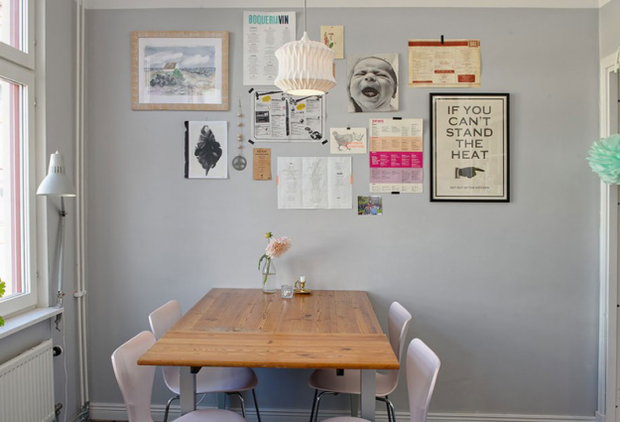 Фотография: Кухня и столовая в стиле Скандинавский, Прованс и Кантри, Малогабаритная квартира, Квартира, Дома и квартиры, Стокгольм – фото на INMYROOM