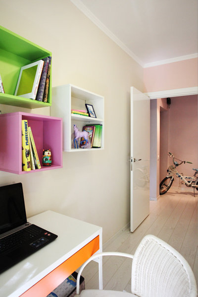 Фотография: Детская в стиле Скандинавский, Современный, Малогабаритная квартира, Квартира, Дома и квартиры – фото на INMYROOM