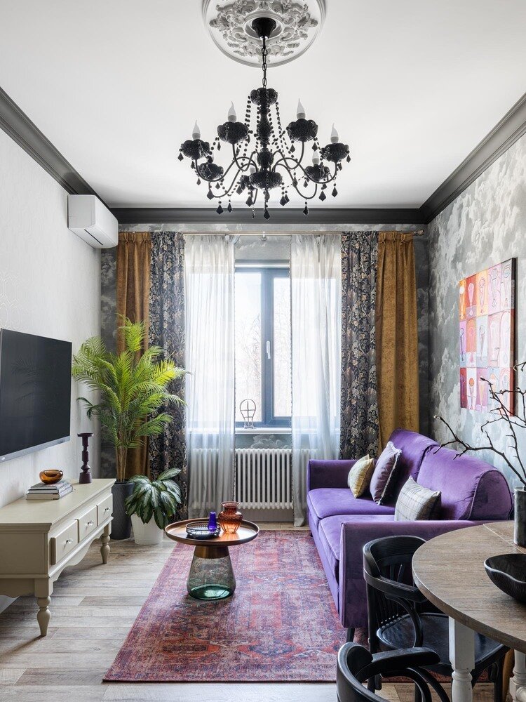 Фотография: Гостиная в стиле Современный, Эклектика, Квартира, Проект дня, 3 комнаты, 60-90 метров, Уфа, Анастасия Стрижова – фото на INMYROOM Фотография: Гостиная в стиле Современный, Эклектика, Квартира, Проект дня, 3 комнаты, 60-90 метров, Уфа, Анастасия Стрижова – фото на INMYROOM