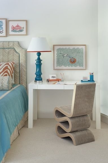 Фотография: Спальня в стиле Скандинавский, Кабинет, Интерьер комнат – фото на INMYROOM