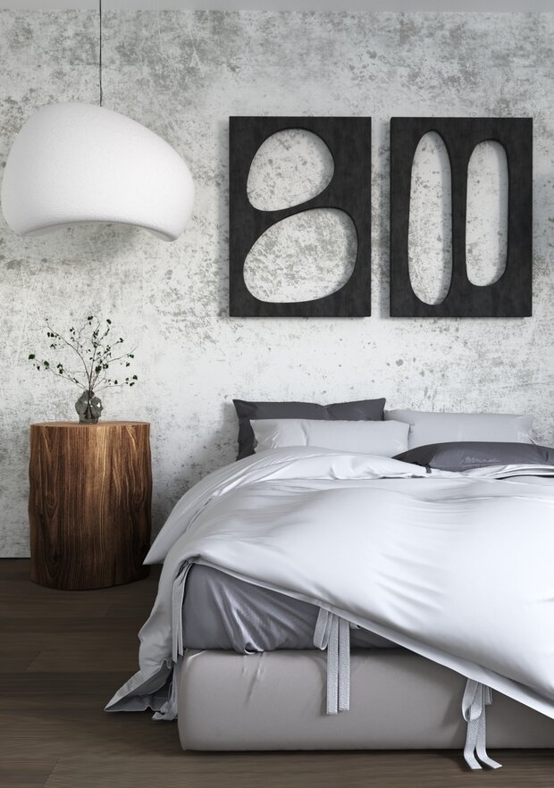 Фото из портфолио Спальня стиль ваби-саби – фотографии дизайна интерьеров на INMYROOM