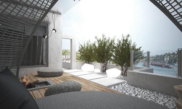 Фото из портфолио Дерево и цемент – фотографии дизайна интерьеров на INMYROOM