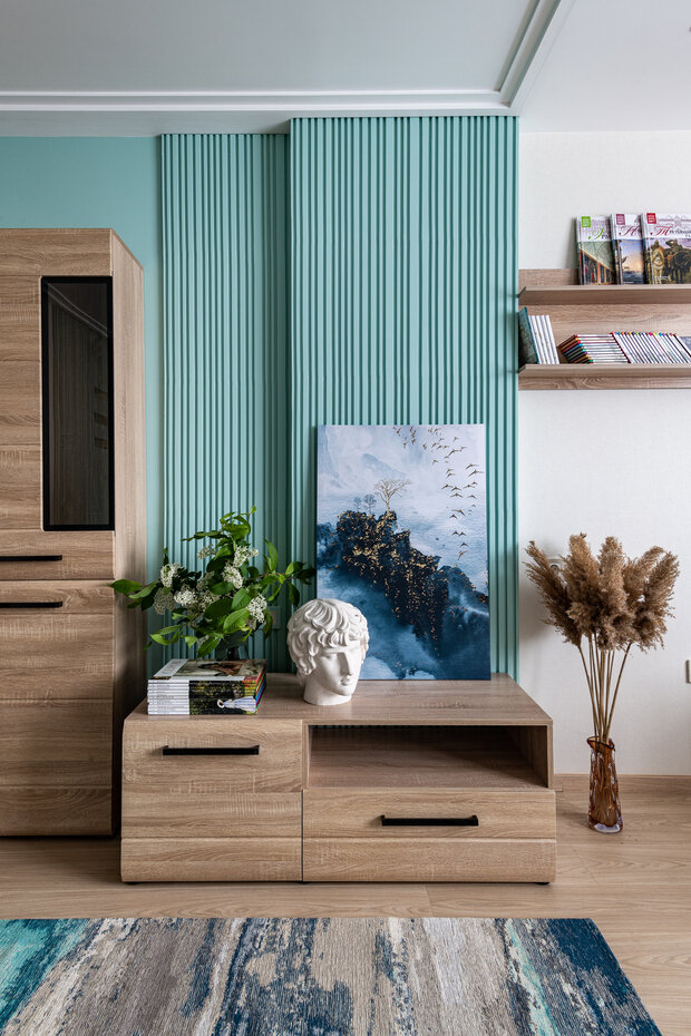 Фотография: Кабинет в стиле Современный, Квартира, Проект недели, Москва, 2 комнаты, 60-90 метров, Татьяна Левшина – фото на INMYROOM