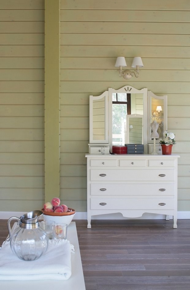 Фотография: Мебель и свет в стиле Прованс и Кантри, Дом, Проект недели, Московская область, дом из клееного бруса, Палекс Дизайн – фото на INMYROOM