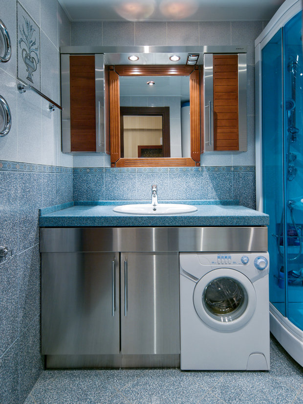 Фото из портфолио Мебель для ванных комнат и постирочных – фотографии дизайна интерьеров на INMYROOM