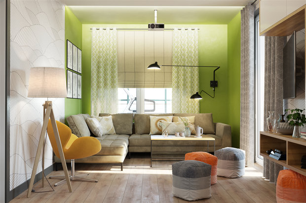 Фото из портфолио Изумрудные холмы – фотографии дизайна интерьеров на INMYROOM