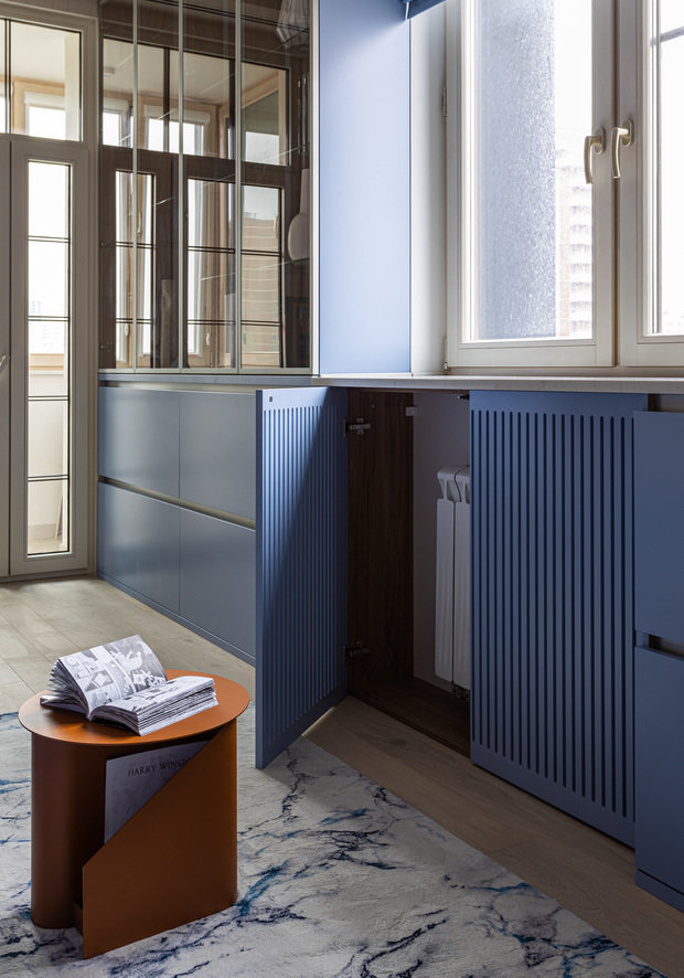 Фотография: Гостиная в стиле Современный, Квартира, Проект недели, Москва, «Уютная квартира», 2 комнаты, 40-60 метров – фото на INMYROOM