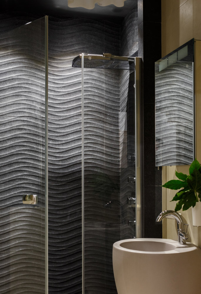 Фотография: Ванная в стиле Современный, Эклектика, Квартира, Проект недели, Москва, 3 комнаты, Более 90 метров, Наталья Наумова – фото на INMYROOM Фотография: Ванная в стиле Современный, Эклектика, Квартира, Проект недели, Москва, 3 комнаты, Более 90 метров, Наталья Наумова – фото на INMYROOM