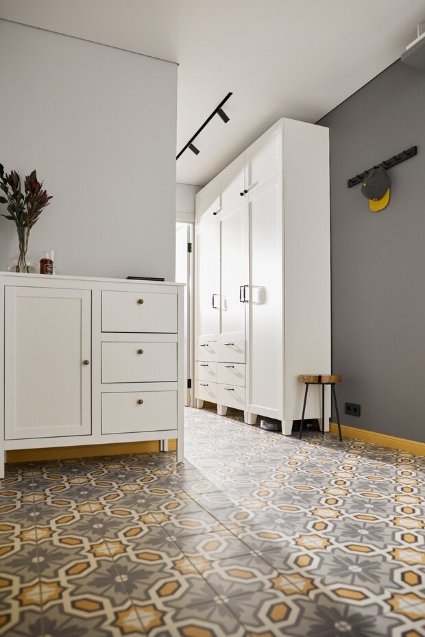 Фотография: Прихожая в стиле Скандинавский, Современный, Проект недели, Москва, 3 комнаты, 40-60 метров, Ольга Коркина – фото на INMYROOM