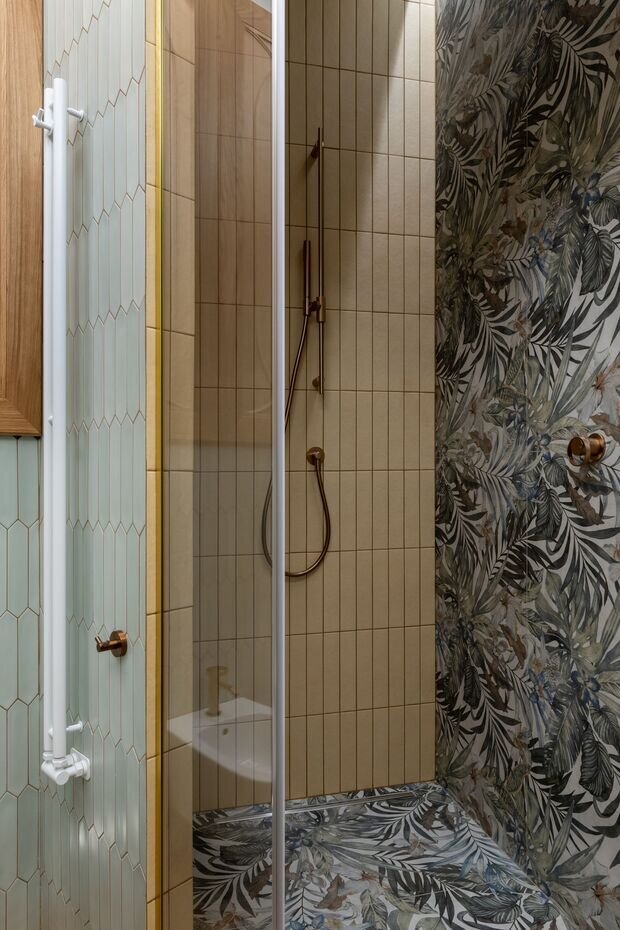 Фотография: Ванная в стиле Современный, Эклектика, Квартира, Проект дня, Ростов-на-Дону, 3 комнаты, Более 90 метров, Эксклюзивные проекты, Алла Пляшник, Виктория Щербакова – фото на INMYROOM