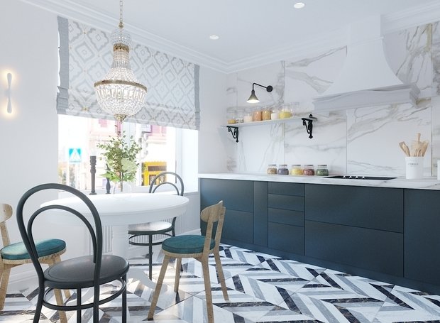 Фото из портфолио Дизайн трехкомнатной квартиры – фотографии дизайна интерьеров на INMYROOM