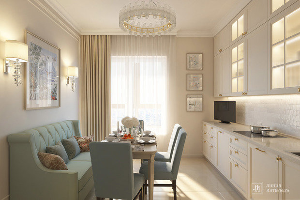 Фото из портфолио Квартира современная классика – фотографии дизайна интерьеров на INMYROOM