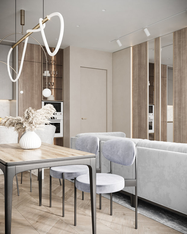 Фото из портфолио Квартира 62м2 для девушки ЖК Onyx Deluxe – фотографии дизайна интерьеров на INMYROOM