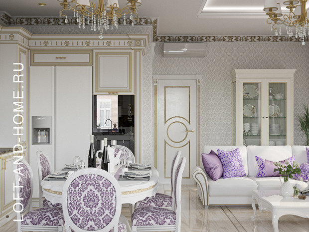 Фото из портфолио КЕМБРИДЖ, 165 КВ.М., АМПИР – фотографии дизайна интерьеров на INMYROOM