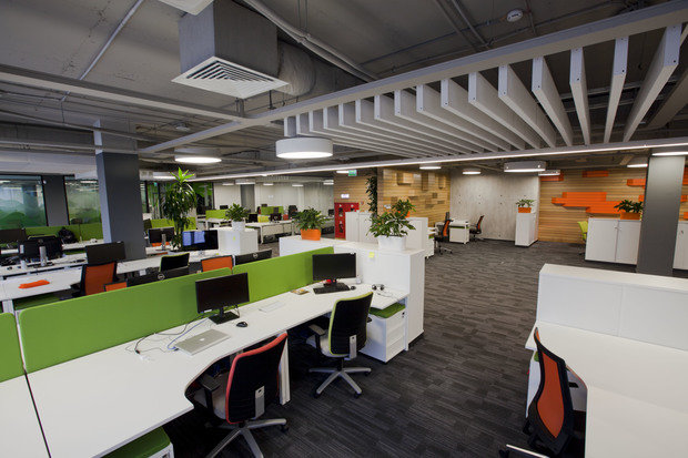 Фотография: Офис в стиле Современный, Офисное пространство – фото на INMYROOM