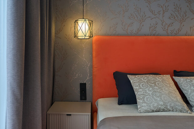 Фотография: Спальня в стиле Современный, Квартира, Проект дня, Москва, 1 комната, 40-60 метров, минимализм, современный, Мария Куймазова – фото на INMYROOM