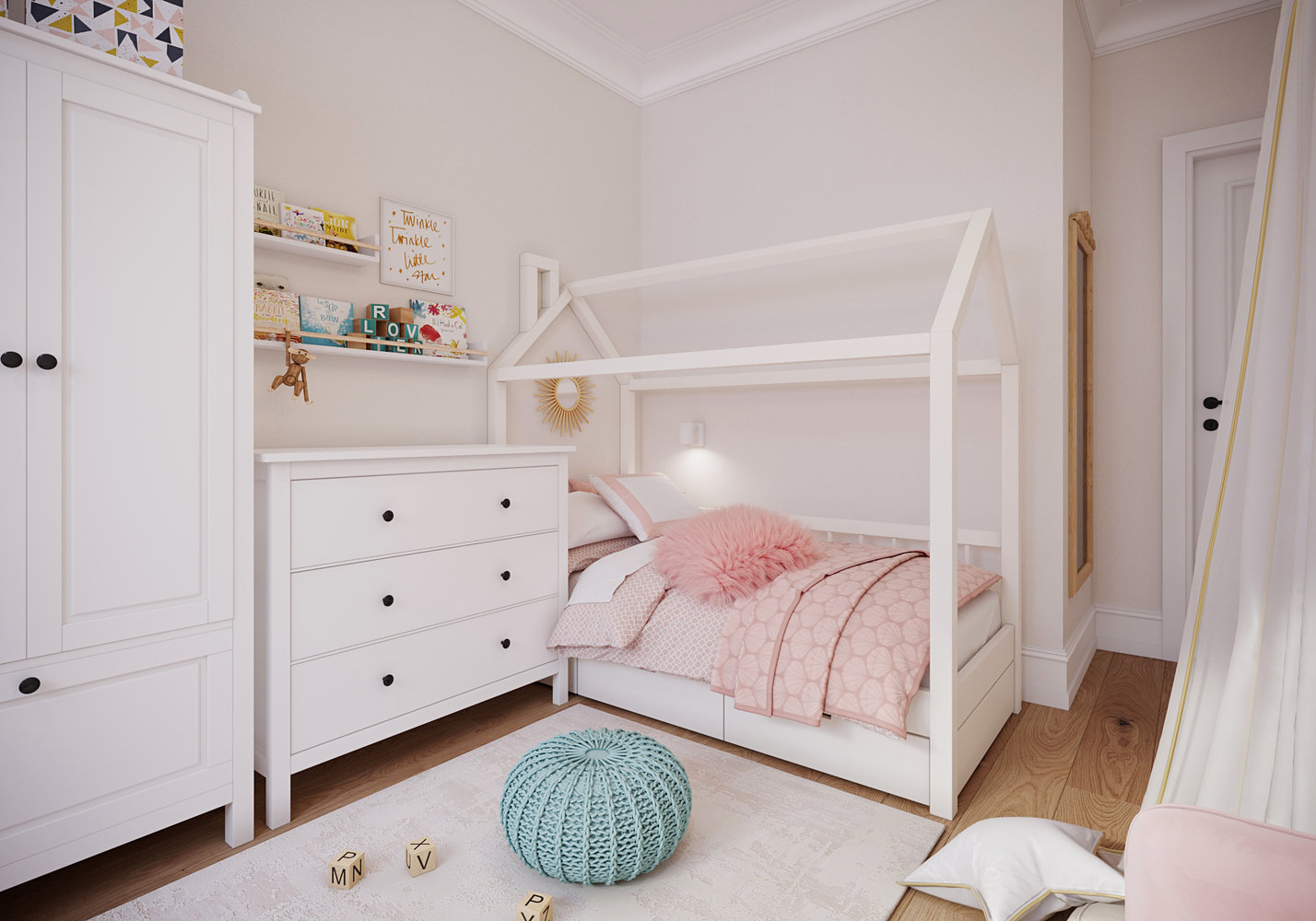 Фотография: Детская в стиле Современный, Квартира, Проект недели, Санкт-Петербург, 3 комнаты, 60-90 метров, Юлия Бабинцева, YUHOME design – фото на INMYROOM Фотография: Детская в стиле Современный, Квартира, Проект недели, Санкт-Петербург, 3 комнаты, 60-90 метров, Юлия Бабинцева, YUHOME design – фото на INMYROOM