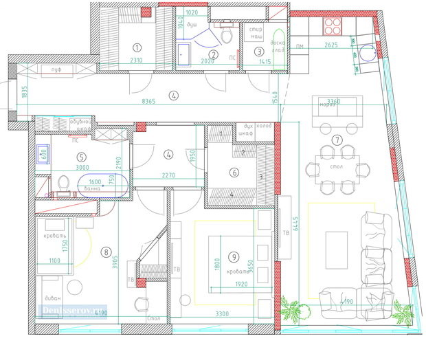 Фото из портфолио Трехкомнатная квартира 100 кв. м в Москве, классический стиль – фотографии дизайна интерьеров на INMYROOM