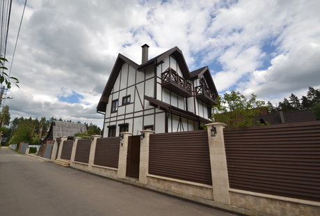 Фасад фахверк - дом. Новорижское шоссе