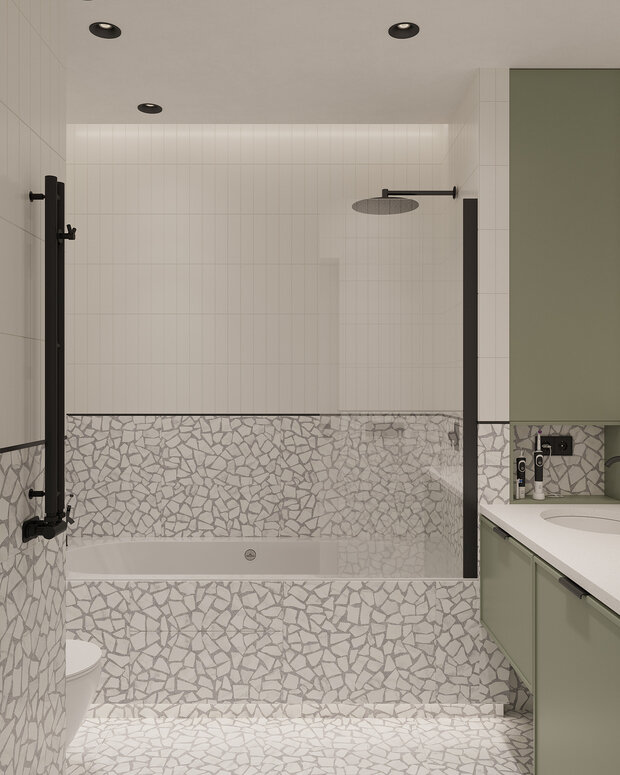 Фото из портфолио КВАРТИРА НА СУХАРЕВСКОЙ – фотографии дизайна интерьеров на INMYROOM